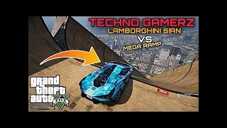 GTA 5 TECHNO GAMERZ LAMBORGHINI SIAN JUMP IN RAMP | #Shorts |DK GAMING OFFICIAL007