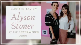 Alyson Stoner talks Missy Elliot Reunion | Vlog: Power Women Summit