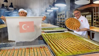 Legendary Turkish Baklava and the making process! Best Turkish street food