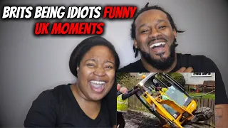 American Couple Reacts "Brits Being Idiots - Funny UK Moments" | The Demouchets REACT