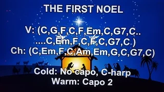THE FIRST NOEL - Lyrics - Chords - NO AUDIO !!!