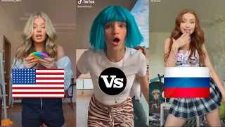 Simple-Dimple, Pop It, Squish(AMERICA VS RUSSIA version) | TikTok Compilation