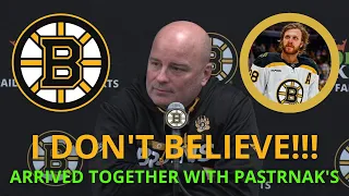 😱I DON'T BELIEVE!!! 🚨LOOK WHAT IS RELEASED FOR THE BOSTON BRUINS TOGETHER WITH PASTRNAK