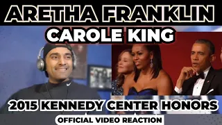Aretha Franklin honors Carole King | 2015 Kennedy Center Honors - First Time Reaction