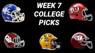 College Football Week 7 Top 5 Picks ATS (5 Money Picks To Bet!!!!!)