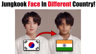 BTS Jungkook Amazing FACE In Different Country!! 😮😱💜