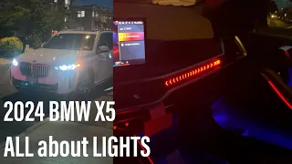 2024 BMW X5 LCI All about LIGHTS
