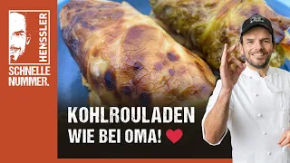 Schnelles Kohlrouladen Rezept von Steffen Henssler