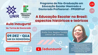 AULA INAUGURAL Doutorado PPGEE UNIR