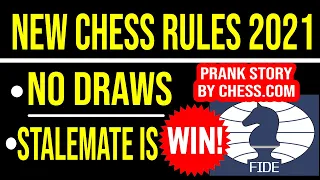 NEW CHESS RULES 2021🔥🔥 | NO MORE DRAWS IN CHESS |  THE STALEMATE IS A WIN |  Courtesy : chess.com