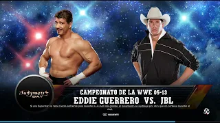 WWE 2K24 - Eddie Guerrero vs JBL - Judgment Day 2004