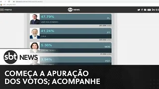 Acompanhe a apuração de votos ao vivo no site do SBT News