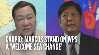 Carpio: Marcos stand on WPS a ‘welcome sea change’