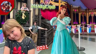 Rapunzel, Flynn Rider play Hide&Seek and Ariel at Disneyland 2021