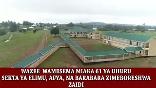 #korogwe WEZEE WAMESEMA MIAKA 61 YA UHURU SEKTA YA ELIMU, AFYA, NA BARABARA ZIMEBORESHWA ZAIDI