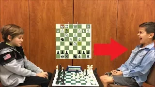 7 Year Old Uses The Oldest Blitz Trick In The Book! (Carlini Probably Invented It lol)