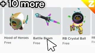 How To Get 10+ FREE RB BATTLES Items In Roblox! (FAST & EASY GUIDE)
