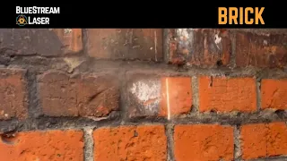 Laser cleaning of brick facade vs. sandblasting / rens av murstein vs. sandblåsing murstein fasade