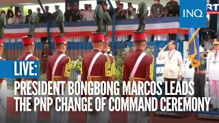 LIVE: President Bongbong Marcos leads the PNP change of command ceremony