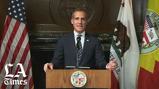 L.A. Mayor Eric Garcetti announces emergency action to close bars, nightclubs, restaurants