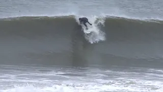 Surfing New York Snowstorm swell