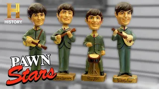 Pawn Stars: QUESTIONABLE CASH for Beatles Bobbleheads (Season 10)
