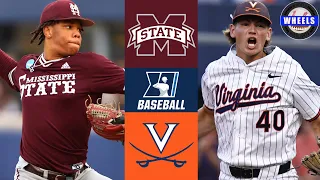 Mississippi State vs #12 Virginia (Great Game!) | Regionals Winners Bracket | 2024 College Baseball