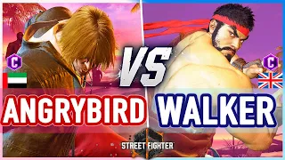 SF6 🔥 Angrybird (Ken) vs Ending Walker (Ryu) 🔥 Street Fighter 6