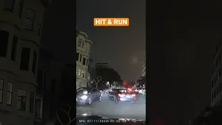 Hit and Run caught by REXING Dashcam #cars #shorts #drivingfails #dashcam #crash #dashcamvideo #car