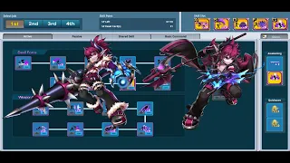 Grand Chase Classic - Dio Hybrid Weapon Force Skill Tree