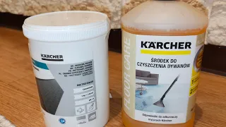 Testy chemii Karcher 760 do prania tapicerki