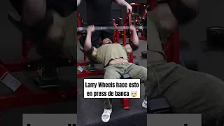 Larry Wheels hace esto en press de banca #gym #fitness #powerlifting #bodybuilding #larrywheels