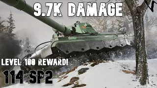 114 SP2 - Tier X Chinese TD: 9.7K Damage: WoT Console - World of Tanks Modern Armor