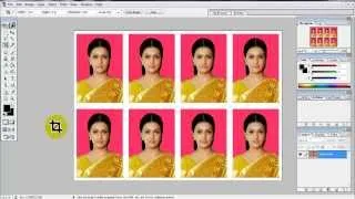 create Passport size Photo in adobe Photoshop 7.0