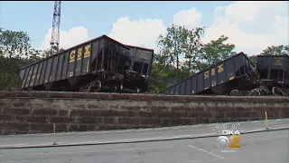 Train Hauling Coal Derails In McKeesport