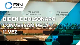 Cúpula das Américas: Biden e Bolsonaro conversam pela 1ª vez