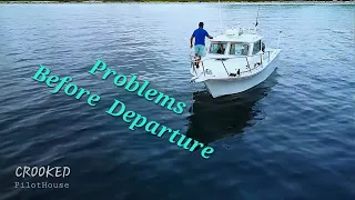 Problems before the Bahamas to USA Gulfstream Crossing in a Crooked Pilot House Boat