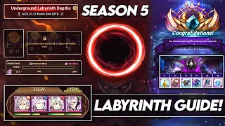 *VERY HARD* Complete LABYRINTH Guide Season 5! Full Clear Explanations! (7DS Guide) 7DS Grand Cross