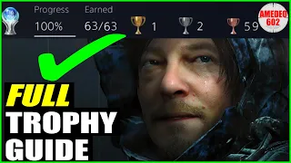 Death Stranding Platinum Trophy Guide (All Death Stranding Achievements)