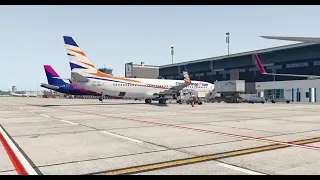 X-Plane 11 - Flight from Katowice to Chania