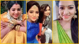 Pandian stores vijay tv serial actress Mullai (Chithu) latest tiktok dubsmash videos