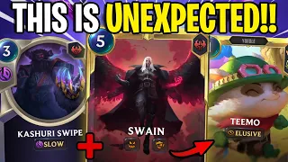 This Deck is BACK!! Teemo & Swain Puffcap Control - Legends of Runeterra