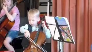 4 year old- playing Allegro (Suzuki Book 1)