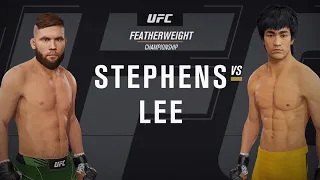 UFC 4 Gameplay Jeremy Stephens vs Bruce Lee