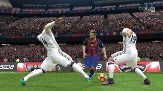 Barcelona vs Real Madrid El Clasico - PES 2017 Gameplay