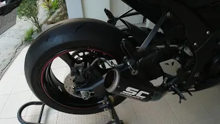 Kawasaki ZX10R SC Project sound check Full Titanum Exhaust