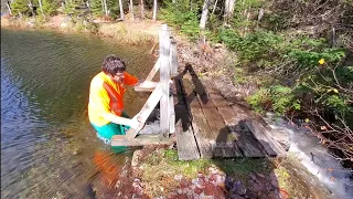 Giant Unclogging Under The Bridge At The Beaver Lake