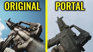 Battlefield 3 Original vs Portal - Weapons Comparison