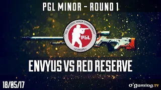 EnVyUs vs Red reserve - PGL Minor EU - Round 1 - CS GO