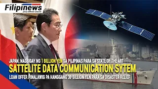 SATELLITE DATA COMMUNICATION SYSTEM WORTH 1 BILLION YEN, IBIBIGAY NG JAPAN SA PILIPINAS